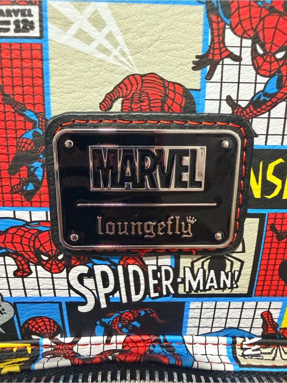Disney Marvel Spider-Man Loungefly Mini Backpack Spider Sense NWT